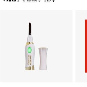 Grande Cosmetics Lash Lift Heated Eyelash Curler - White and Gold